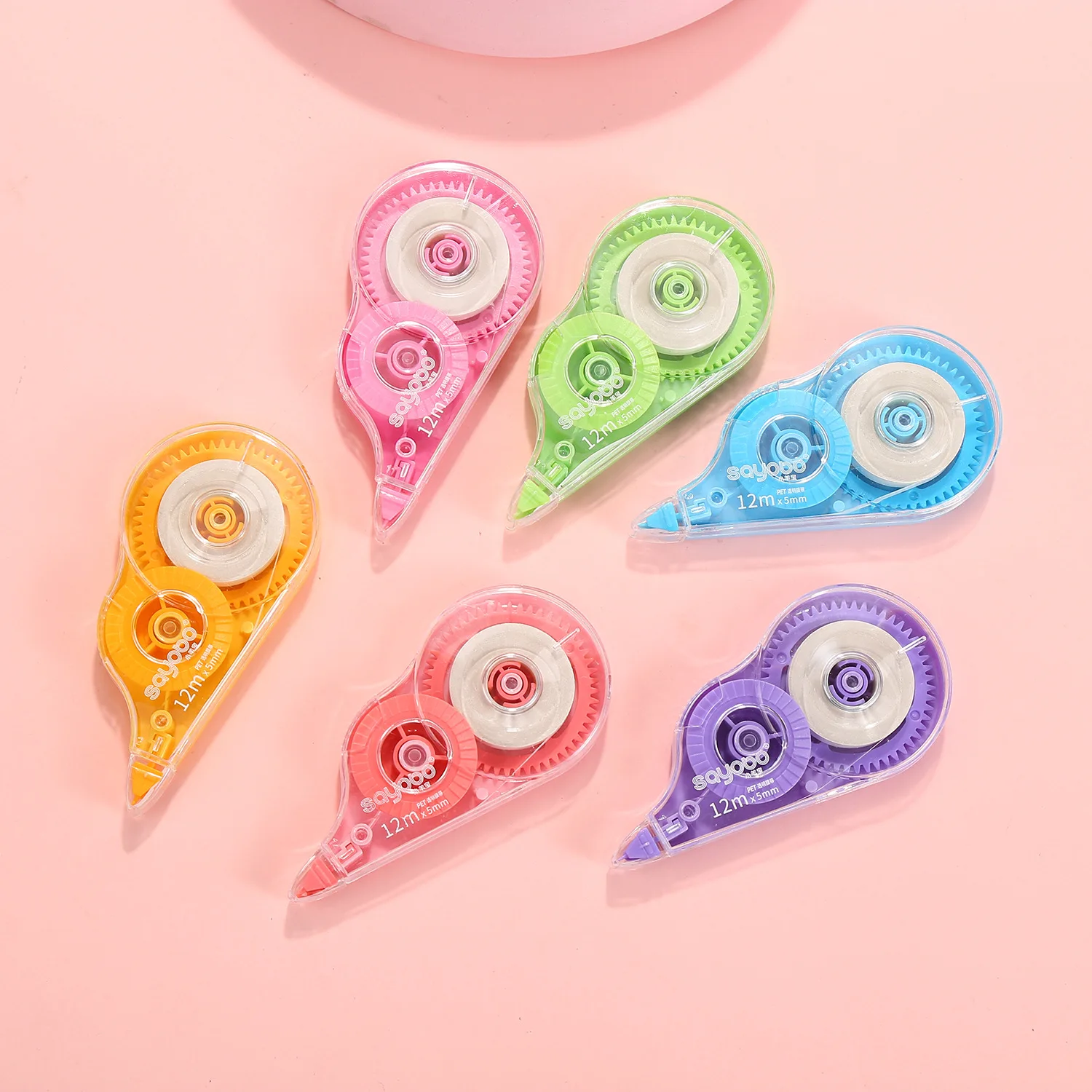 6 комплектов креативной корректирующей ленты для студентов, учеников и офисов, Корректирующая лента для изучения экзамена