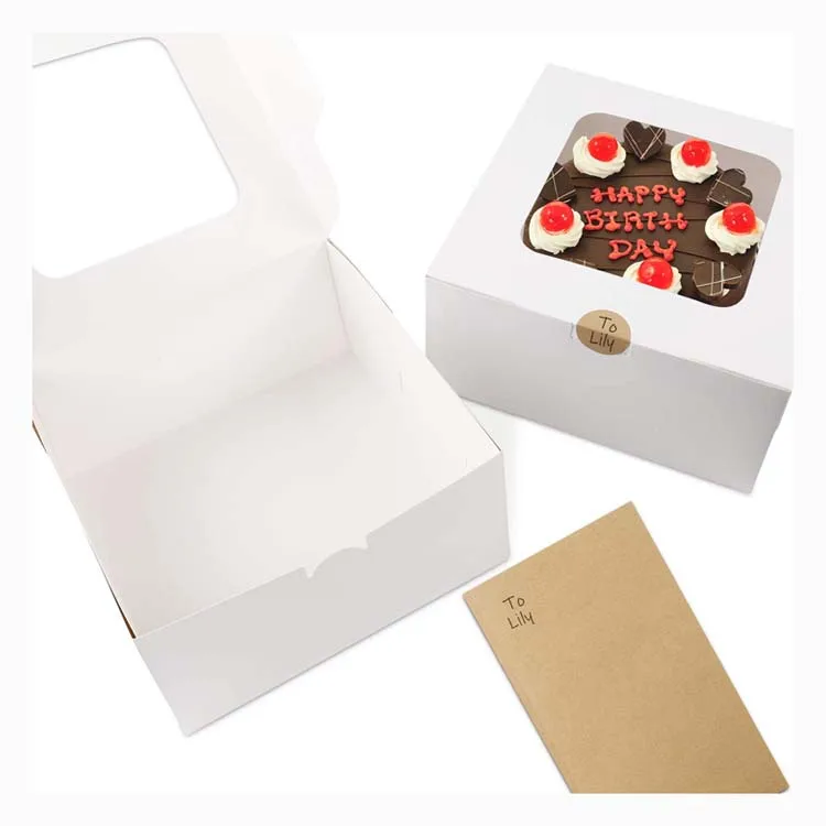 Personalized White Square 4 6 8 10 12 14 Inch Window Loaf Wedding
