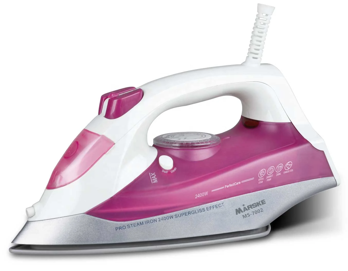 MARSKE 7002 Professional Material Steam Iron Use Adjustable Temperature Control Ceramic Home Electri