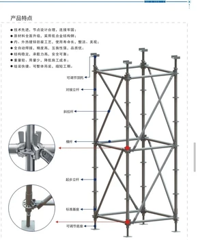 Disc buckle scaffolding disc ring lock type construction scaffolding