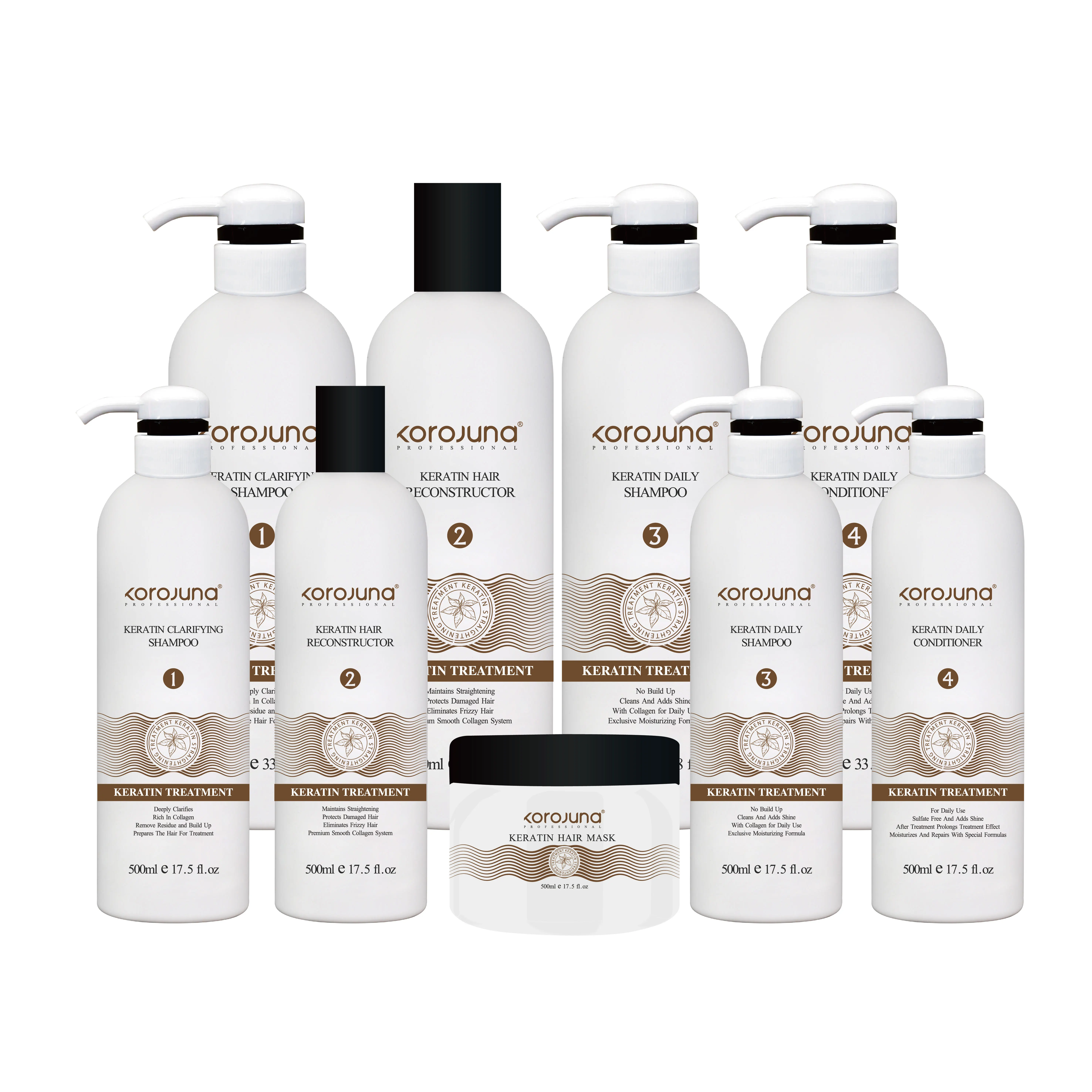 Professional Brazilian Keratin Clarifying Shampoo 500ML Keratin Hair Straightening Shampoo Keratin Hair Treatment Shampoo