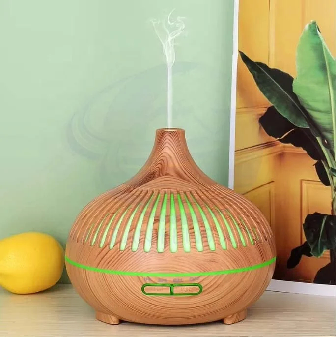 Onion Hollowing Aromatherapy Machine Wood Grain Onion Humidifier Office Hydration Meter Suitable for a Variety of Scenes 6