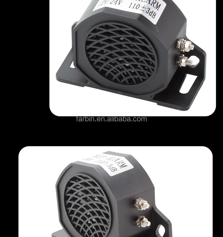 C Truck Backup Alarm 105db 12v/48v Car Reverse Horn Bibi Buzzer