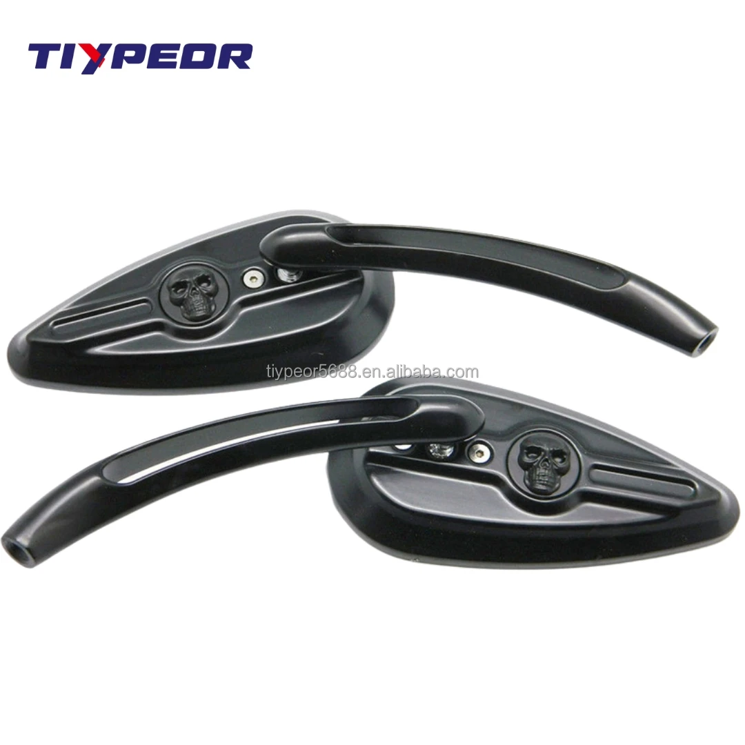 product tiypeor motorcycle accessories for harley 883 cruise prince refitted retro all aluminum rear view mirror mirror inverted mirror-3