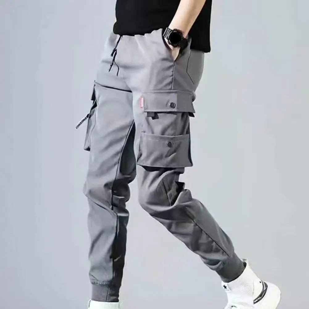 2023 Summer New Multi-pocket Cargo Pants Custom Elastic Plus Size Men's ...