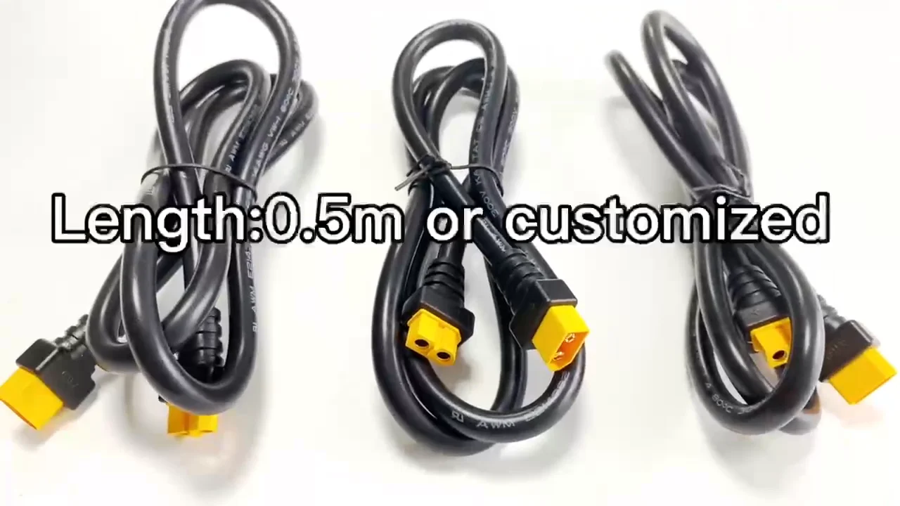 Ultra Power Technology XT60 DC Input Harness - 600mm Cable For UPT Chargers - View #3