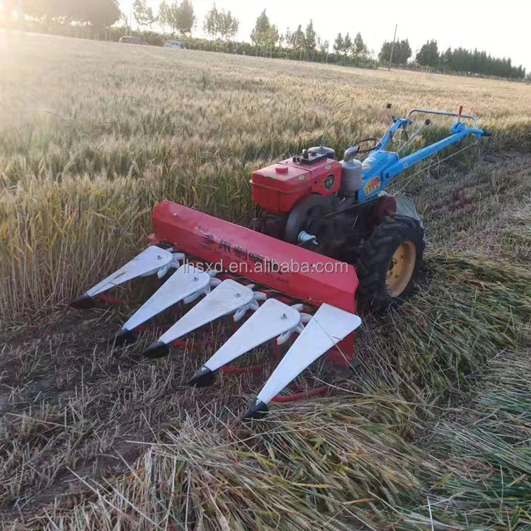 Portable Wheat/Leek/Corn Cutting Machine Alfalfa Harvester/Small Walking Tractor Corn Harvester Parts Rice Wheat Reaper Head