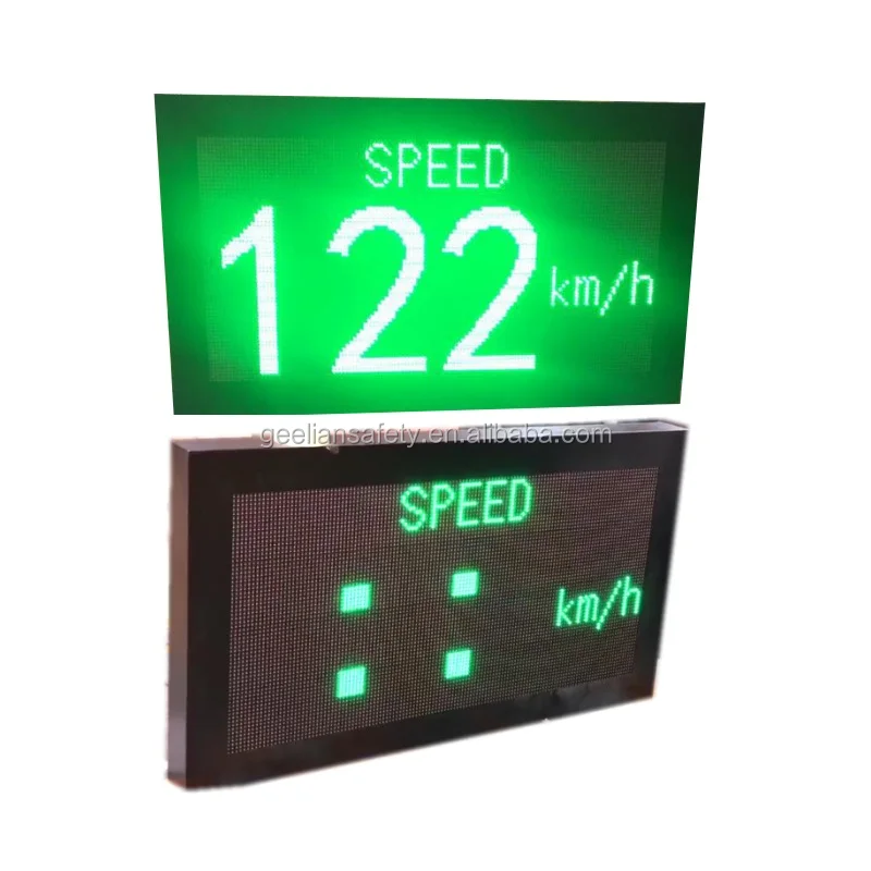 Road Safety Meter Sensor Limit Detector Display Sign Doppler Solar or AC Radar Speed Indicator Speed radar for Hockey