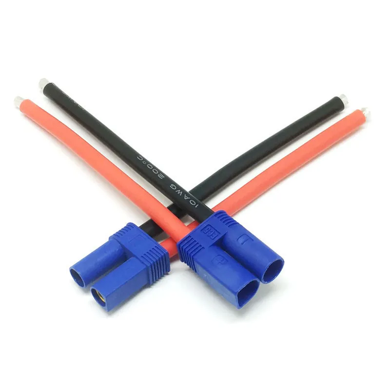 Настраиваемый разъем мама папа EC5 кабель для зарядки 12AWG силиконовый провод радиоуправляемой машины вертолета Lipo