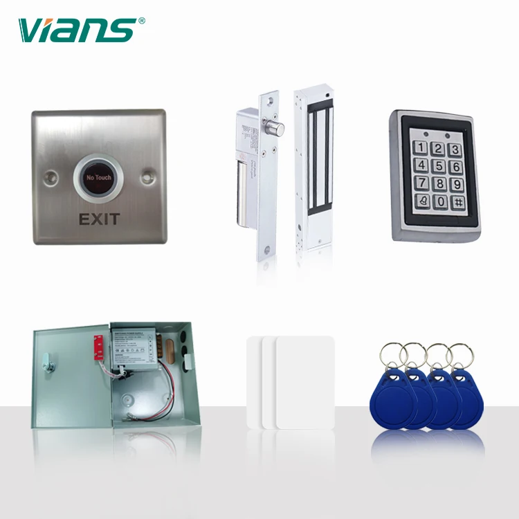 Electric Magnetic Lock Access Control System Control  With RFID  Keypad No Touch Access Kit