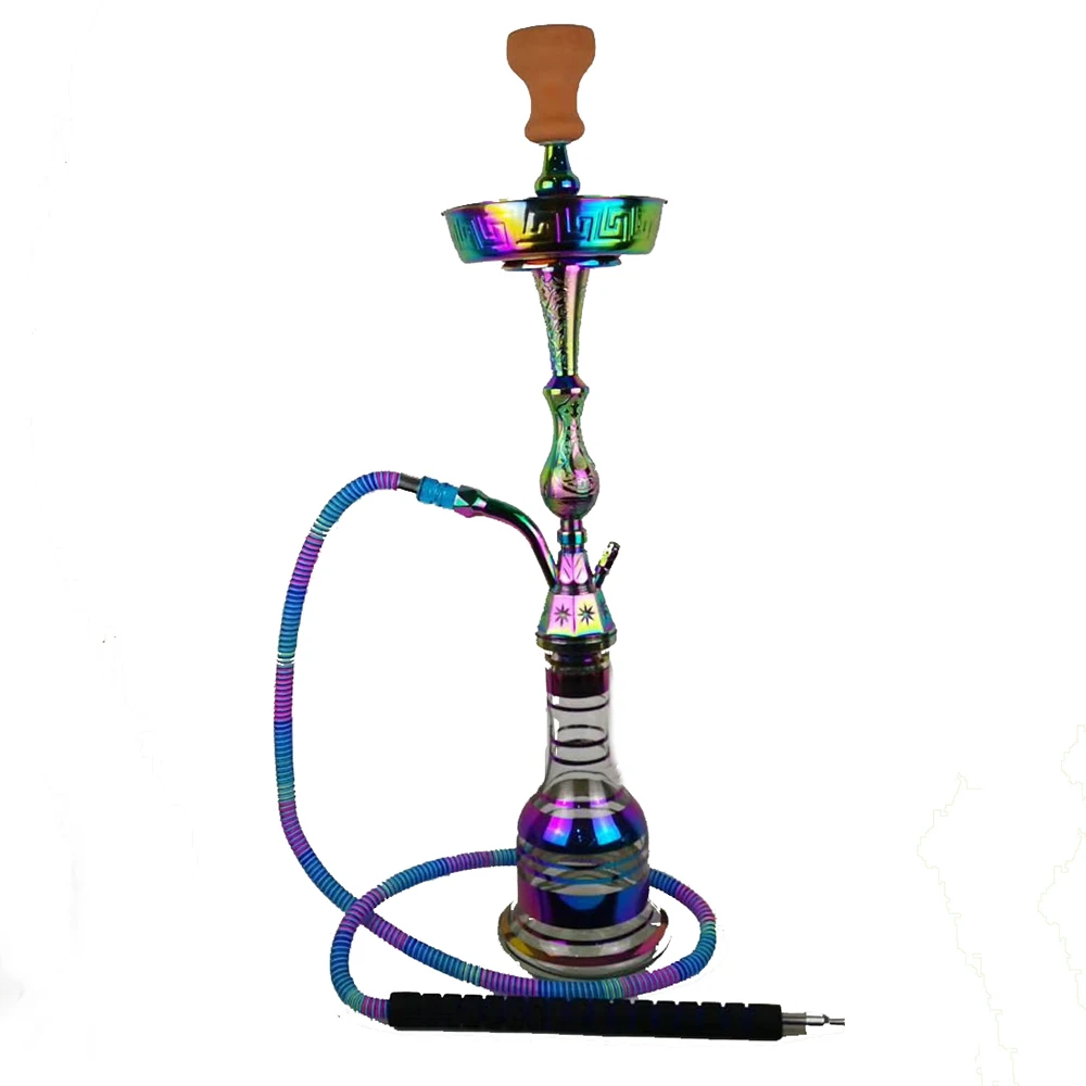 wholesale rainbow egyptian hookah luxury stainless