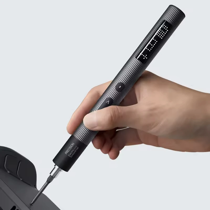 36 in 1 Electric Automatic USB Charge Battery Cordless Precision Magnetic Screwdriver Pen With LED Flashlight Aluminum Box Set