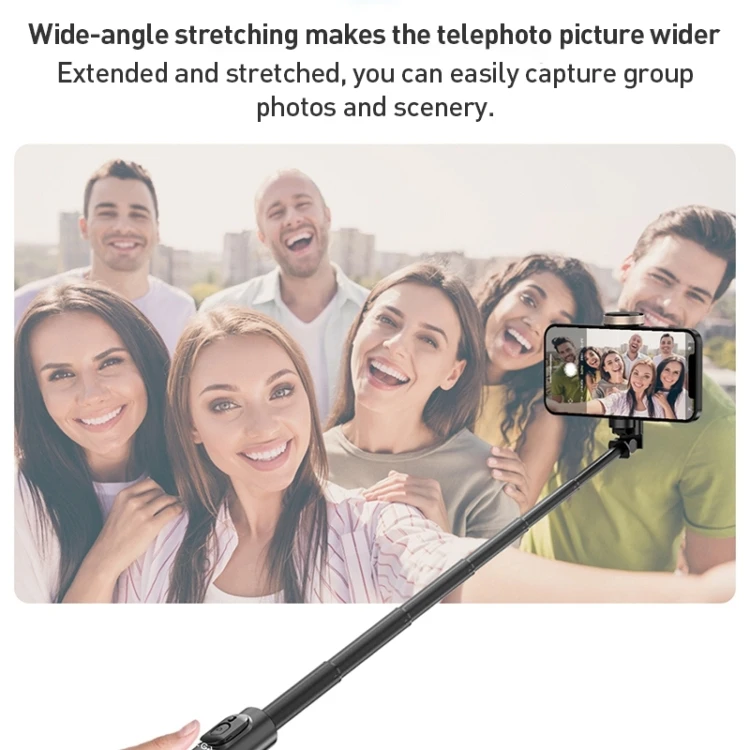 Wholesale Top Click ZGA S02 Wireless Remote Control Hidden Tripod Selfie Stick