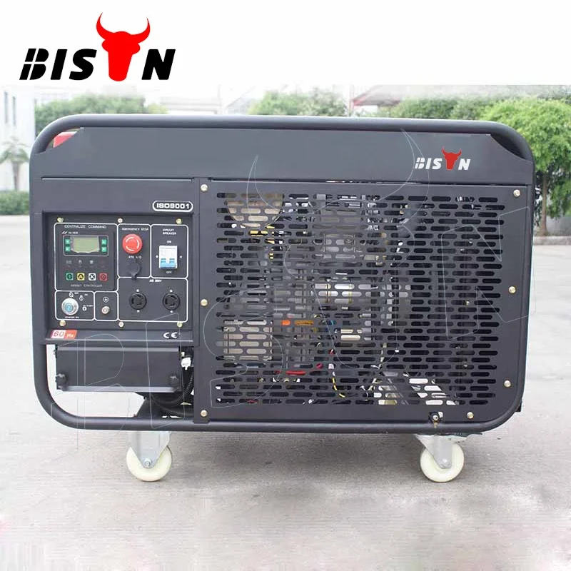 BISON 10 Kva Silent Diesel Generator 3 Phase 4 Wire 10Kva Diesel Generator Price Ac 3 Phase