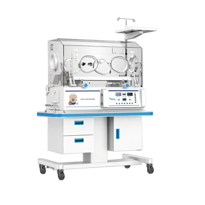 New Product Medical Device Neonatal Infant Baby Warmer Incubator With Guardrail