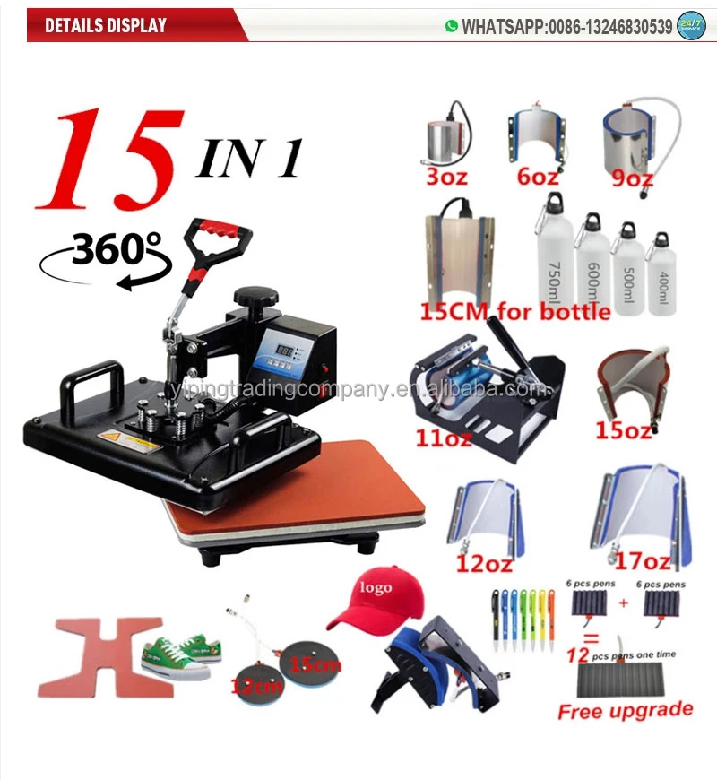 15 In 1 Heat Press Machine Sublimation Machine Buy Heat Press Machine