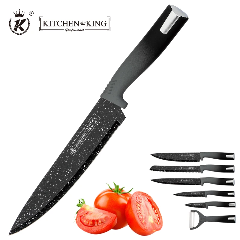 Comprar KITCHEN KING Juego de cuchillos de cocina de acero