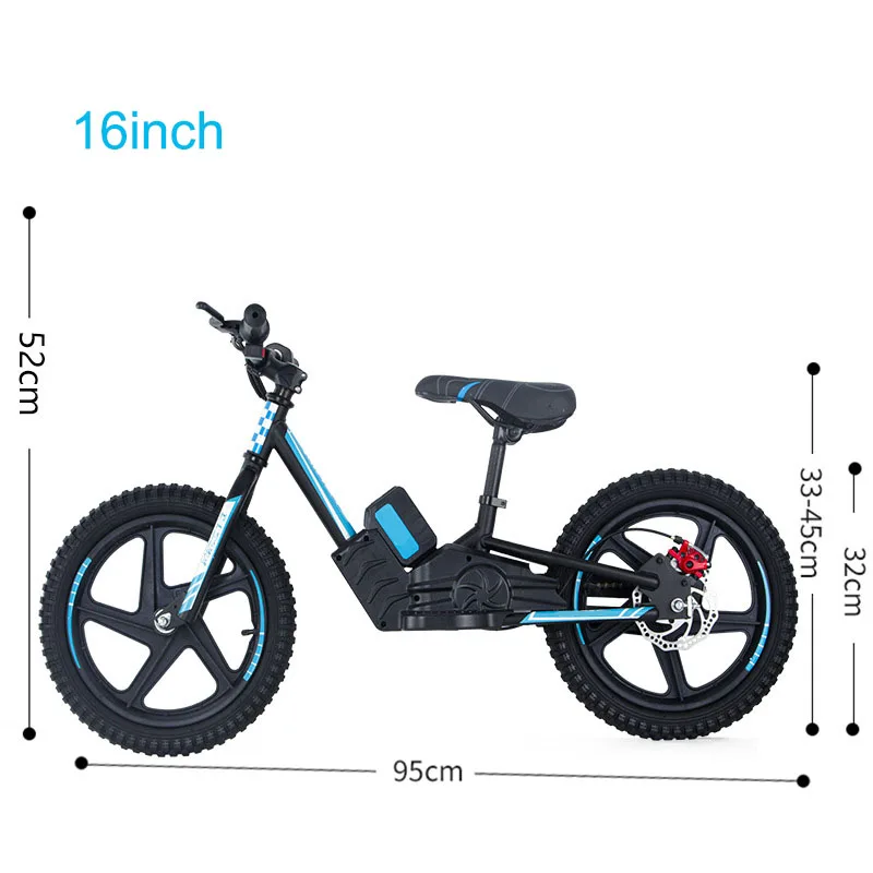Removable 16" Electric Mini Bike For Kids Bicycle Cheap High Quality