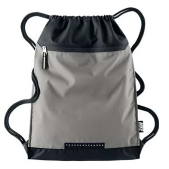 Customized Logo Gym Sports Polyester Waterproof Backpack Drawstring Bag