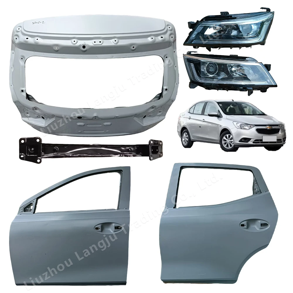 Chevrolet Sail 2024 car doors Trunk cover bumpers trunk lids roofs head light Front bumper bracket car parts supplier 23716521P