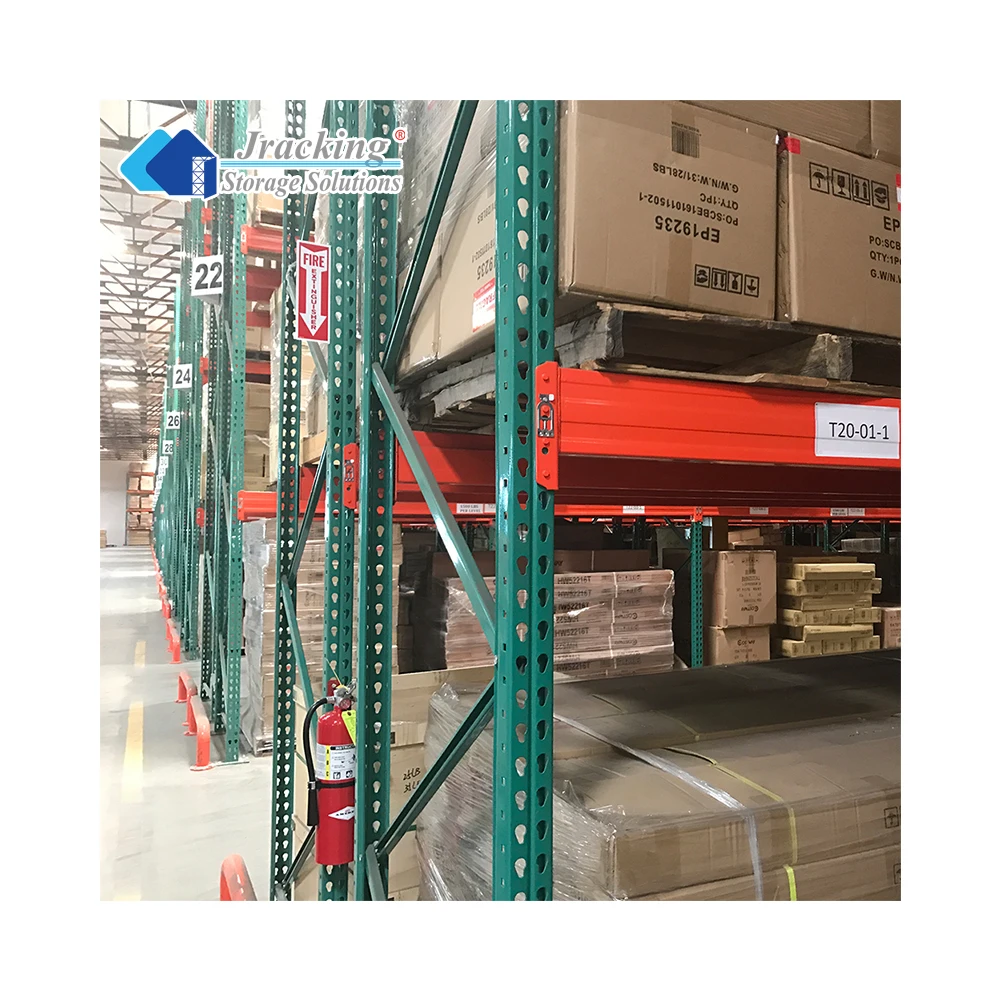 Jracking Teardrop Pallet Racking Easy Assembly Storage Racks Warehouse Racking Manufacturer