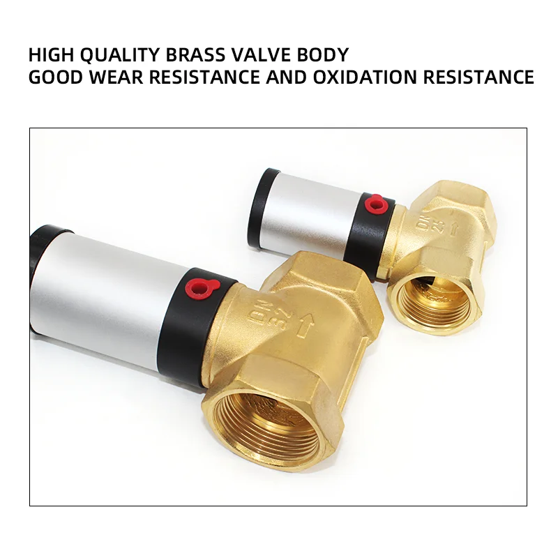 China  Yutai Pneumatic Factory Manufacturer Q22HD Series Two Position Pneumatic Solenoid Right Angle Air Control Bevel Valve