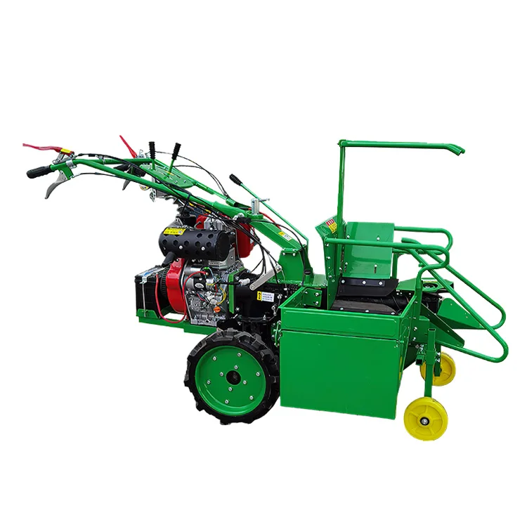 Easy to Operate 1 Row Corn Picker Domestic Hand Tractors Corn Harvester Mini Small Corn Harvester