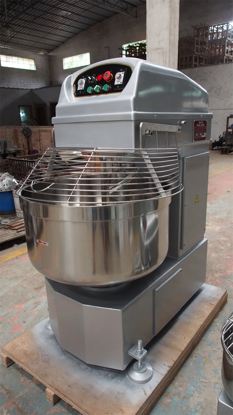 50kg flour capacity 130L Spiral Dough Mixer Bread Making Machine Bakery Equipment With CE Certificate
