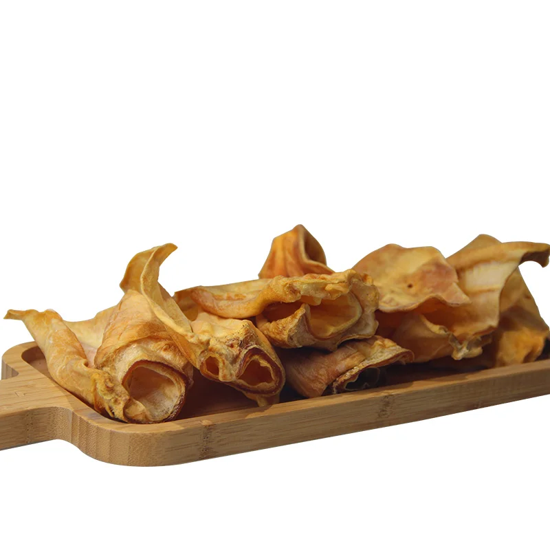 Evernew Organic 100% Air-Dried Cow Ears Interactive Natural Dog Chews Pet Food Treats From China