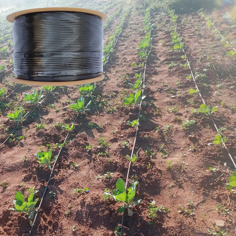 Farms 1000m 16mm 0.4mm Thick Drip Tape with Uv protection Flat Drip Irrigation Pipe