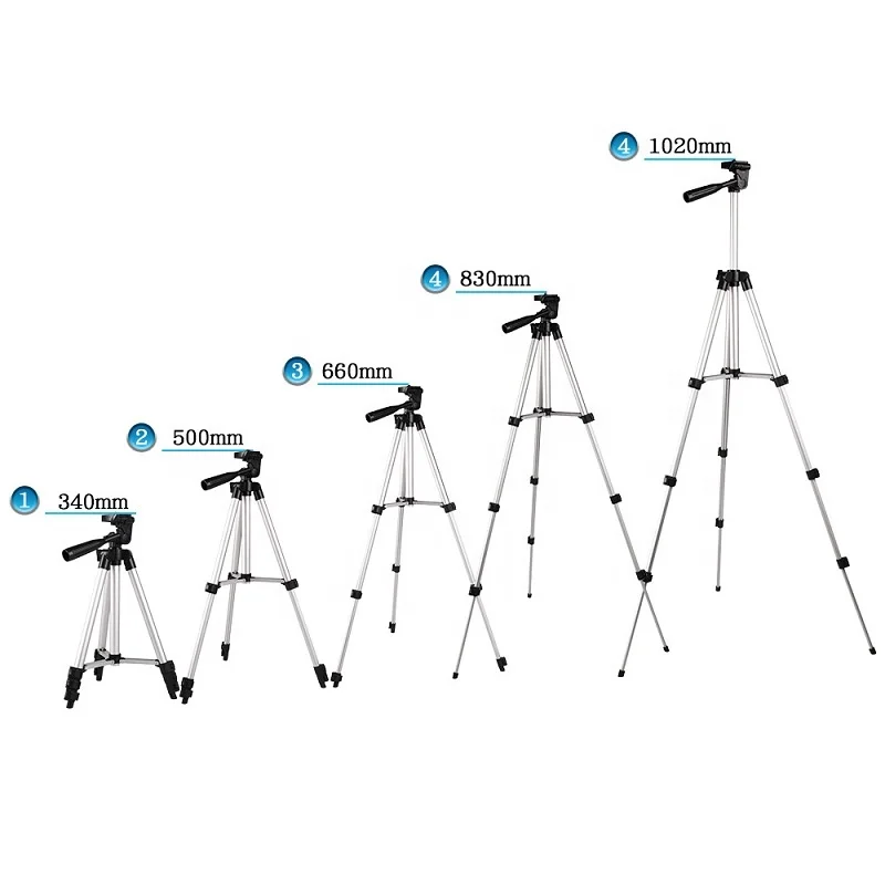 Outdoor Photography 3110 Tripod Stand with Carry Bag for Mobile Phone Digital Camera