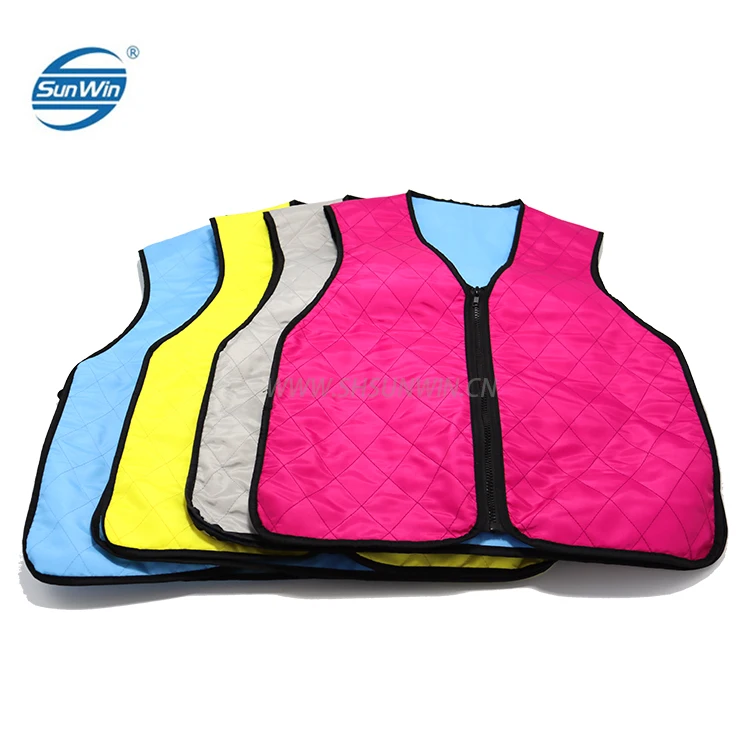 Summer Cooling Vest with PCM Ice Packs Body Heat Regulation, Cooling Jacket, Adjustable Ice Vest