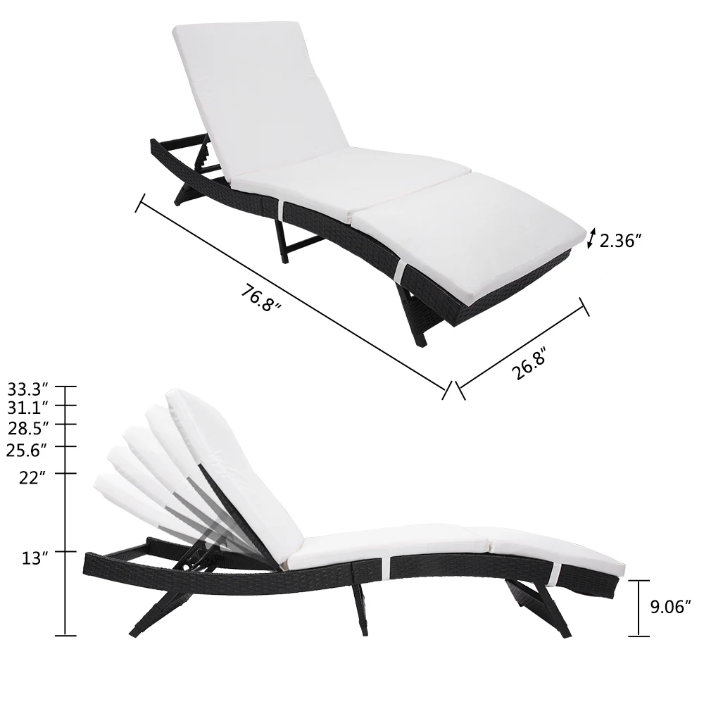 xl pool chaise