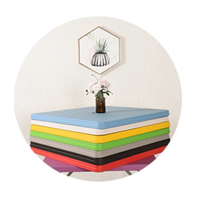 Лидер продаж на Amazon, Современный портативный квадратный пластиковый складной покерный стол