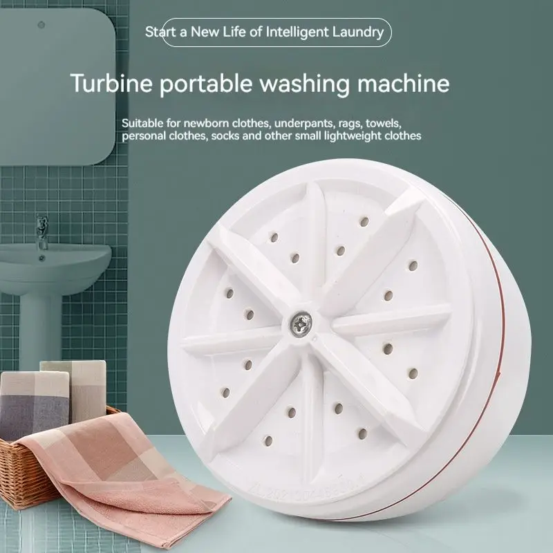 Cheap Portable Washing Machine for Underpants Underwear Sock 2L Capacity Mini  Laundry Machine Turbine