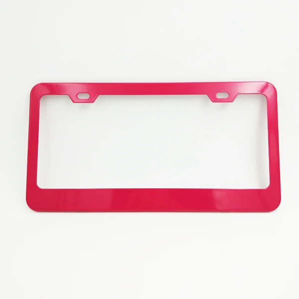 
Wholesale Custom Decorative Pink USA standard size Car License Plate Frame for Advertising 