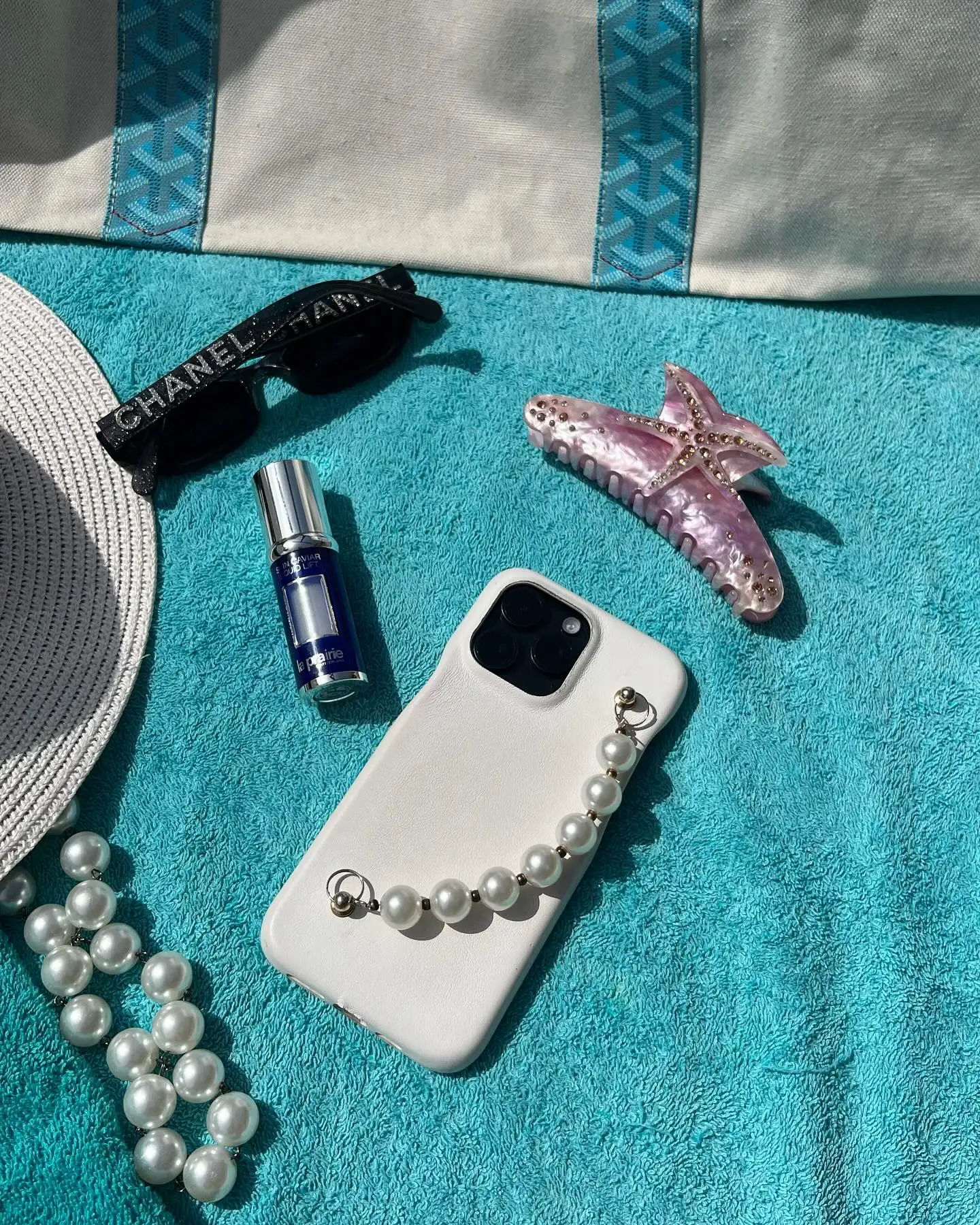 2025 New Classic White La Pearla Case for iPhone 7-16 Pro Max