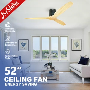 1stshine Ceiling Fan Reading Room Direct Sales Cheap DC Motor Wooden Ceiling Fan