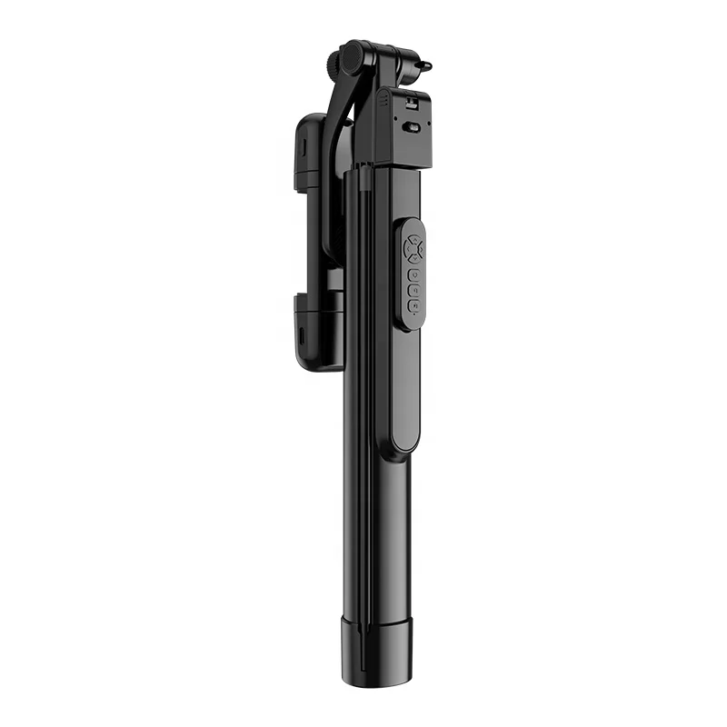 Dual LED Fill Light Foldable K30 Selfie Stick with for Bluetooth Handheld Stabilizer Shutter Remote and Tripod-for Selfies