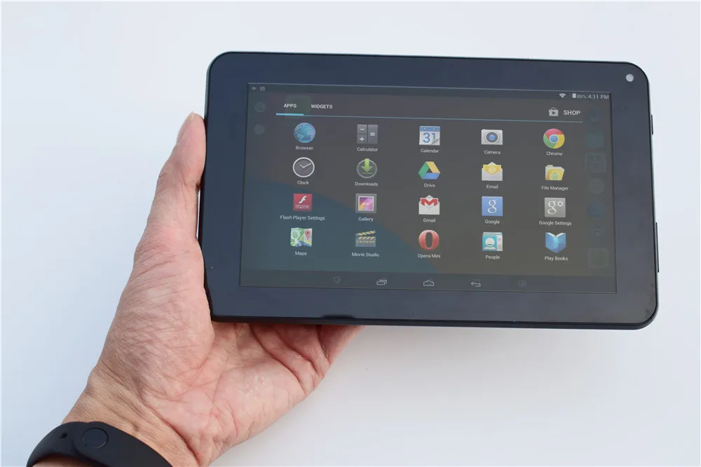 
 7-дюймовый 86V 1 + 16 Гб горячее надувательство 1024*600 A33 много в наличии android планшетный ПК для детей с BT Wi-Fi  