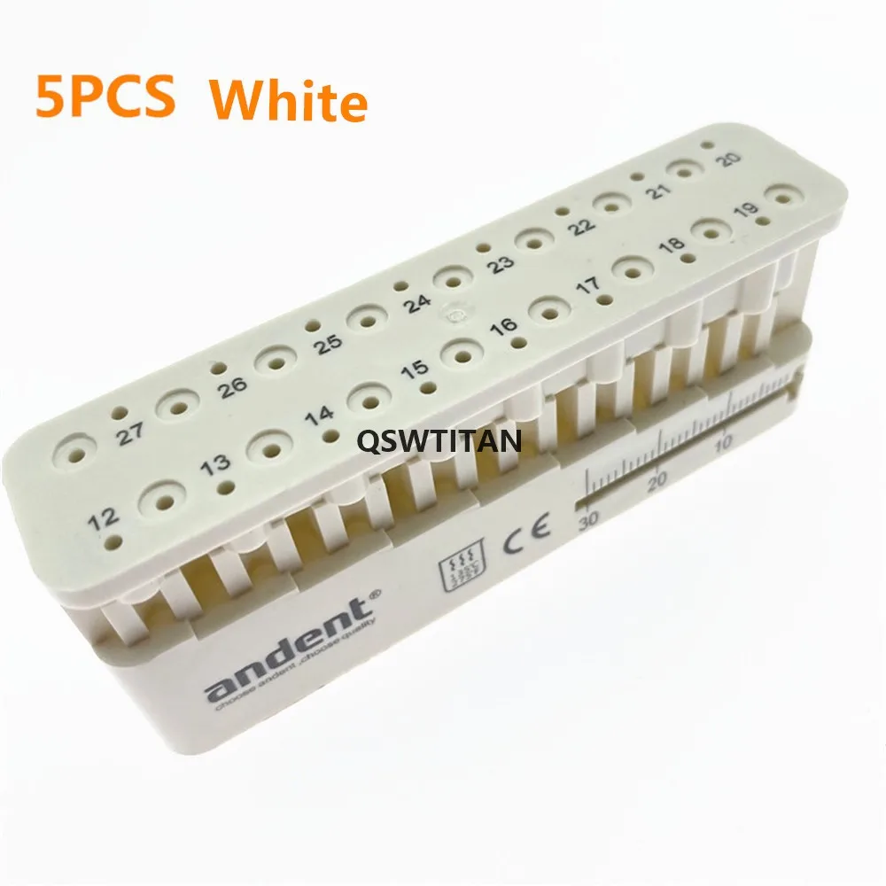 Dental Instrument Endo Block For Canal Files Endo Box With Ruler