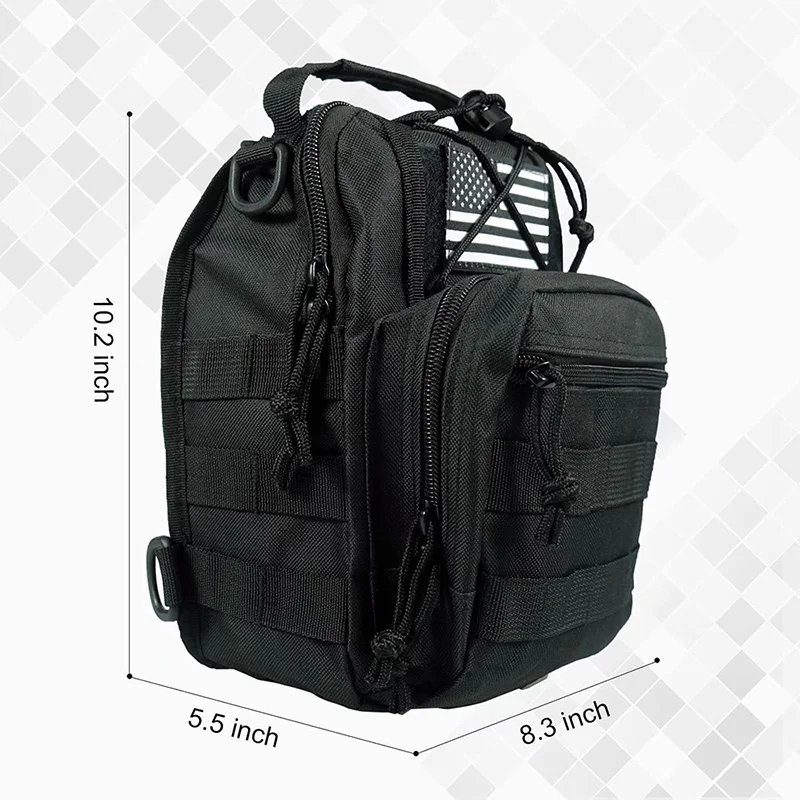 Factory Direct Sales Tactical Assault Sling Bag for Outdoor Assault Tactical Sling Backpack Practical Tactical Chest Bag