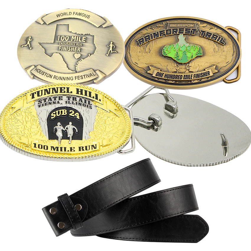 Manufacturers Free Design Metal Enamel Color 3d Belt Buckle Custom Logo
