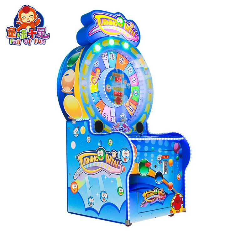 Coin Operated Ticket Redemption Game Machine for Sale Lottery Amusement Lucky Turntable