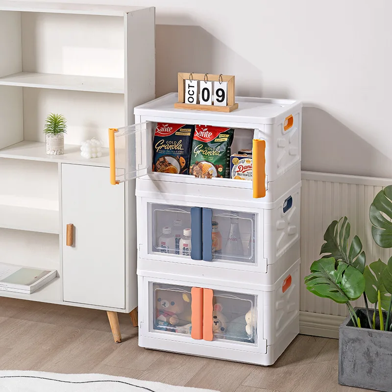 Kunststoff klappbare Aufbewahrung boxen Auto Baby flasche Organisation  Garten Spielzeug Snack Aufbewahrung sbox Behlter andere Doppeltr  Aufbewahrung boxen