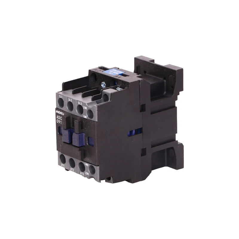 ANDELI Contactor ADC3-09 9A 220V/380V Single Phase Contactor  Double Auxiliary Contact