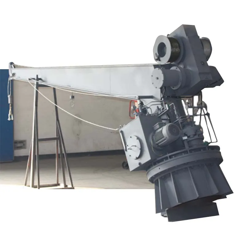SOLAS Launching Equipment Fast Rescue Boat Crane Single Arm Davit
