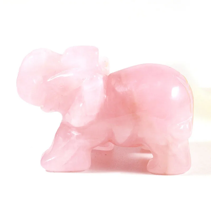 卸売天然石クリスタル象彫刻スケルトン頭蓋骨宝石工芸品装飾品