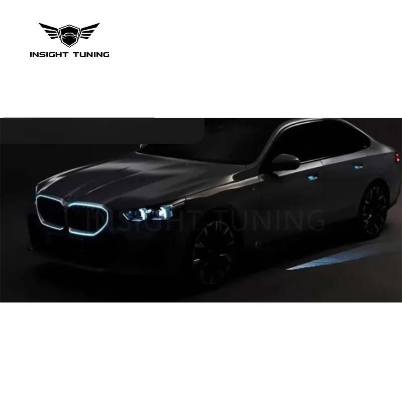 Abs Plstics Grills With Led Lights Grille 2021 For Bmw G30 5 Series Lci