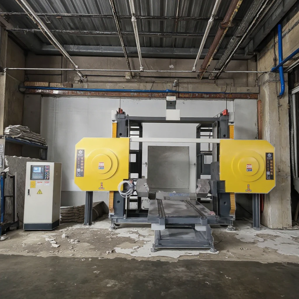 Multi Function Stone Processing Machine 2200-5A 5 Axis CNC Diamond Wire Rope Saw Machine for Granite Marble Block Shaping Cut